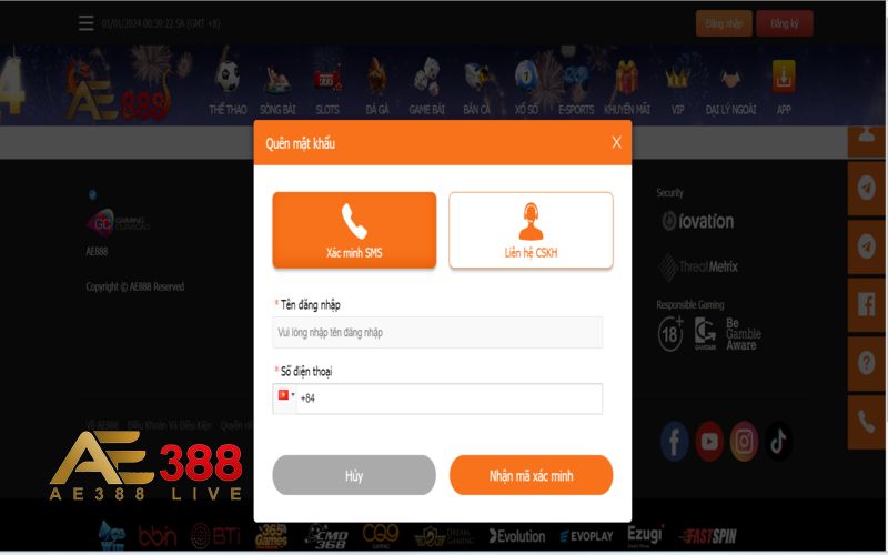 Lấy lại mật khẩu AE388 như thế nào?