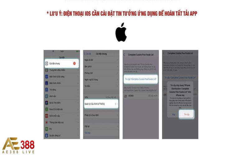 Lưu ý khi tải app AE388 để quá trình tải suôn sẻ