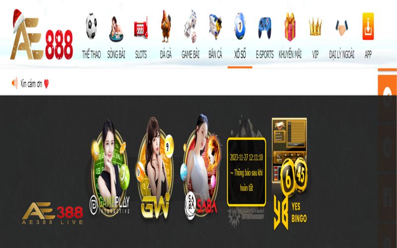 Tìm hiểu về hạng mục xổ số AE388